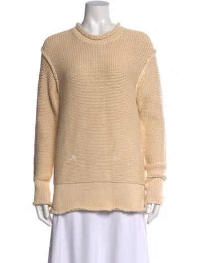 Pre-owned R13 Crew Neck Sweater In Neutrals