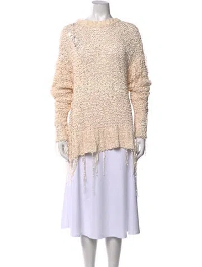 Pre-owned R13 Crew Neck Sweater In Neutrals