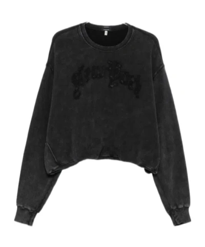 R13 Crew Neck Sweatshirt In Gray
