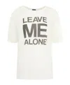 R13 Leave Me Alone Relaxed Tee In White