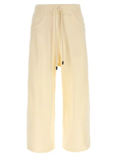 R13 CROP STYLE FLEECE COTTON JOGGERS