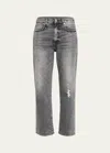 R13 CROPPED BOYFRIEND JEANS