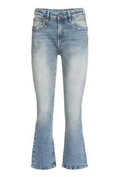 Pre-owned R13 Cropped Flared Jeans In Blue