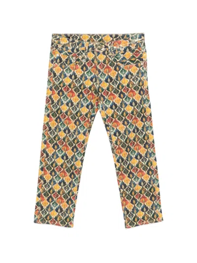 R13 Cropped Jeans In Brown