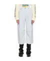 R13 Cropped Jeans In White