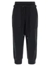 R13 Deconstructed Crop Joggers In Black