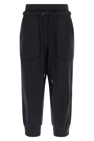 R13 Cropped Joggers In Metallic