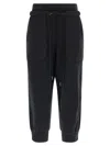 R13 Deconstructed Crop Joggers In Black