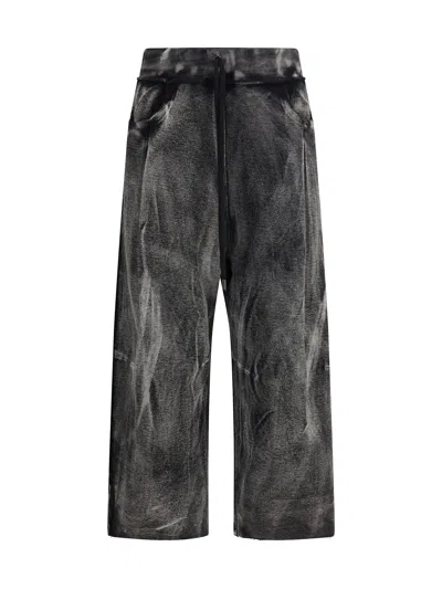 R13 Cropped Pleated Sweatpant In Black