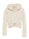R13 Cropped Zip-up Hoodie