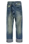 R13 Blue Crossover Jeans