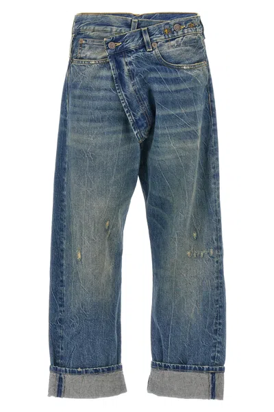 R13 'CROSS OVER' JEANS
