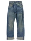 R13 Blue Crossover Jeans In Blue