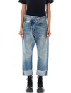 R13 Cross Over Jeans In Blue