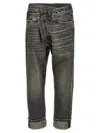 R13 'cross Over' Jeans In Gray