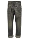 R13 'cross Over' Jeans In Gray