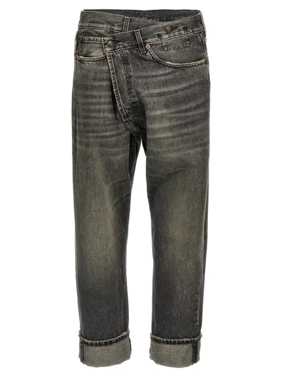 R13 'CROSS OVER' JEANS