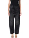 R13 Crossover Jeans In Kessair Black