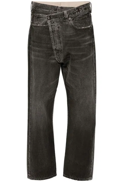 R13 Cross Over Jeans In Multicolor