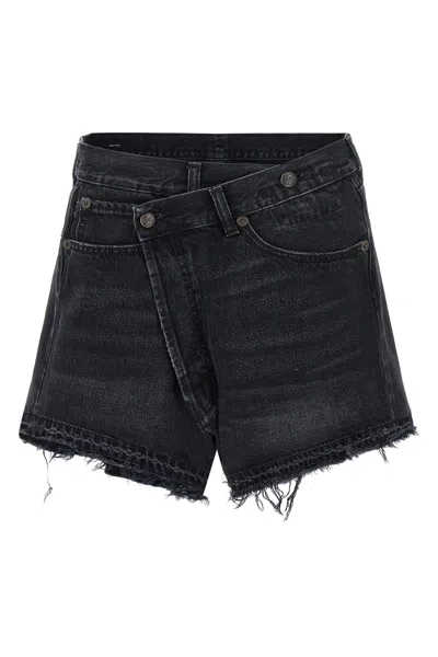 R13 'CROSS OVER' SHORTS