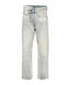 R13 Crossover Mis-rise Tapered Jeans In White