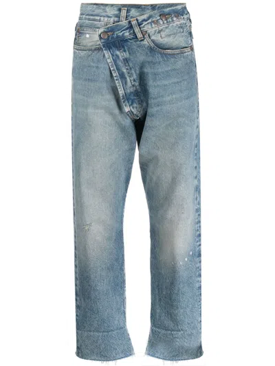 R13 Blue Crossover Jeans