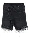 R13 Cross Over Short In Jake Black