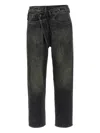 R13 Crossover Five-pocket Jeans In Black