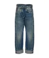 R13 Blue Crossover Jeans In Blue