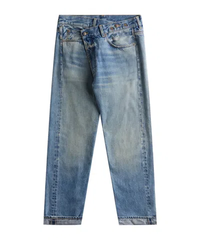 R13 Crossover Jeans In Blue