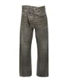 R13 Grey Cross Over Jeans In Gray