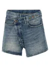 R13 'crossover' Shorts
