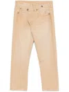 R13 Crossover Straight-leg Jeans In Neutrals