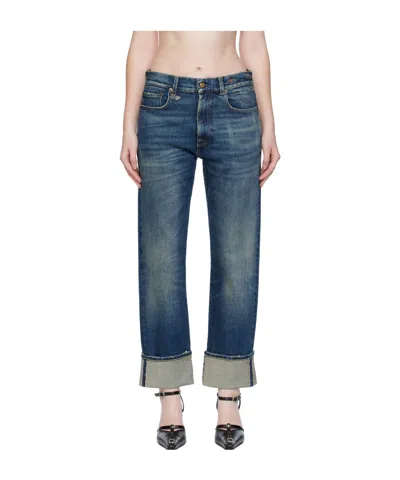 R13 CUFFED ROMEO JEANS