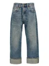 R13 Blue Cuffed X Bf Jeans