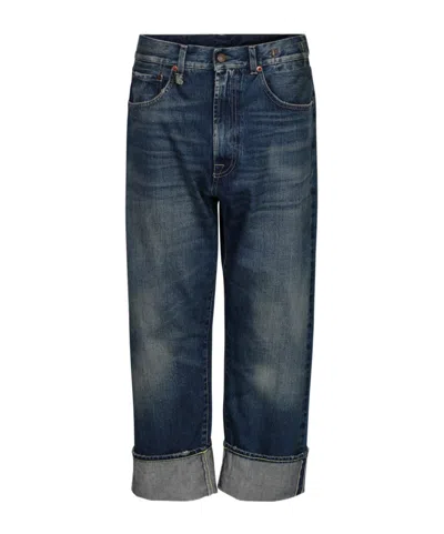 R13 Cuffed X-bf Jeans In Blue