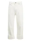 R13 Mid-rise Boyfriend-cut Trousers In White