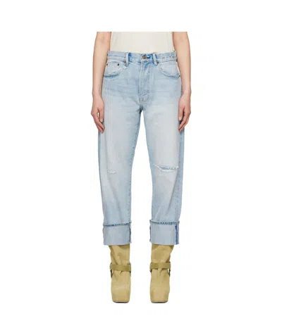 R13 CUFFED X-BOYFRIEND JEANS