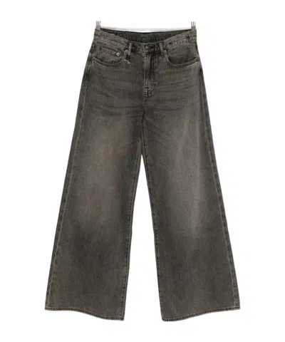 R13 Darcy Flare Jean In Brown