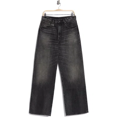 R13 D'arcy Loose Jeans In Black