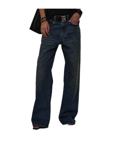 R13 Darcy Loose Straight Jeans In Multi