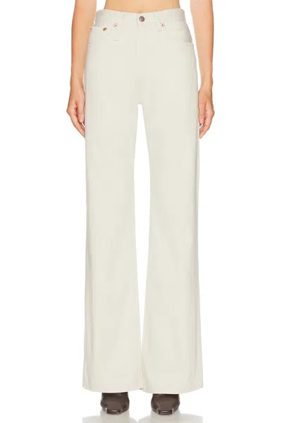 R13 D'arcy Loose Wide Leg In White