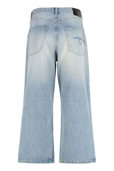 R13 D'ARCY WIDE-LEG JEANS