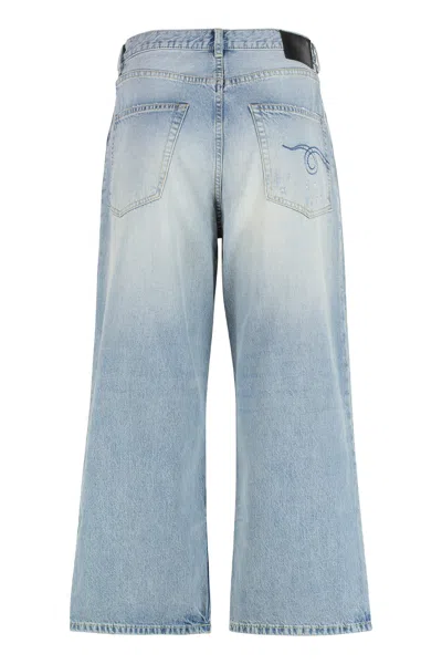R13 D'arcy Wide-leg Jeans In Blue