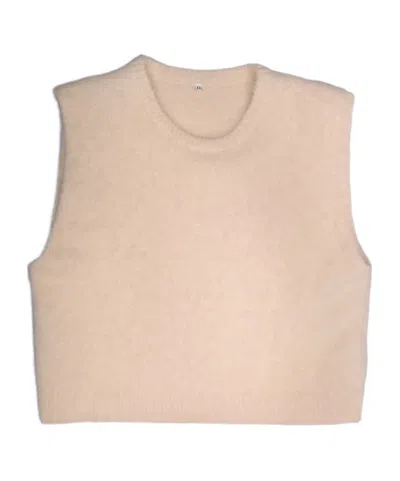 R13 Deep Armhole Vest In Brown