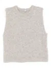 R13 Deep Armhole Vest In Gray