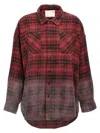 R13 Plaid-pattern Shirt In Multicolor