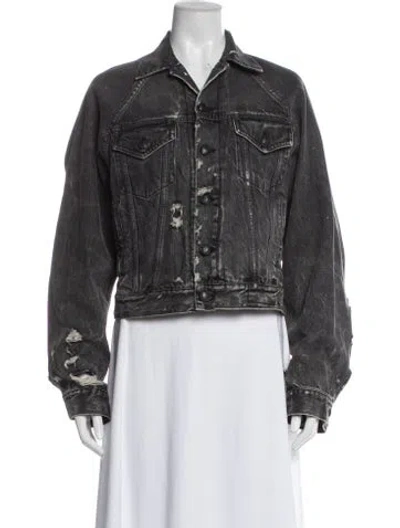 Pre-owned R13 Denim Jacket In Black