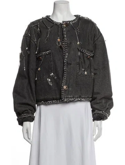 Pre-owned R13 Denim Jacket In Black