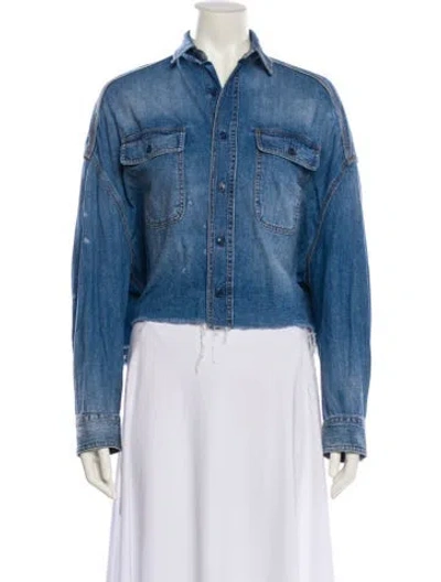 Pre-owned R13 Denim Jacket In Blue